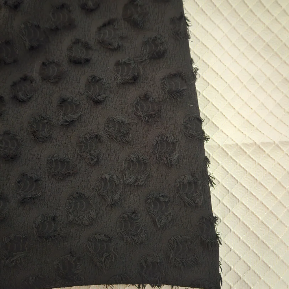 LOFT Petite Black Textured Mini Shift Skirt - Picture 5 of 10